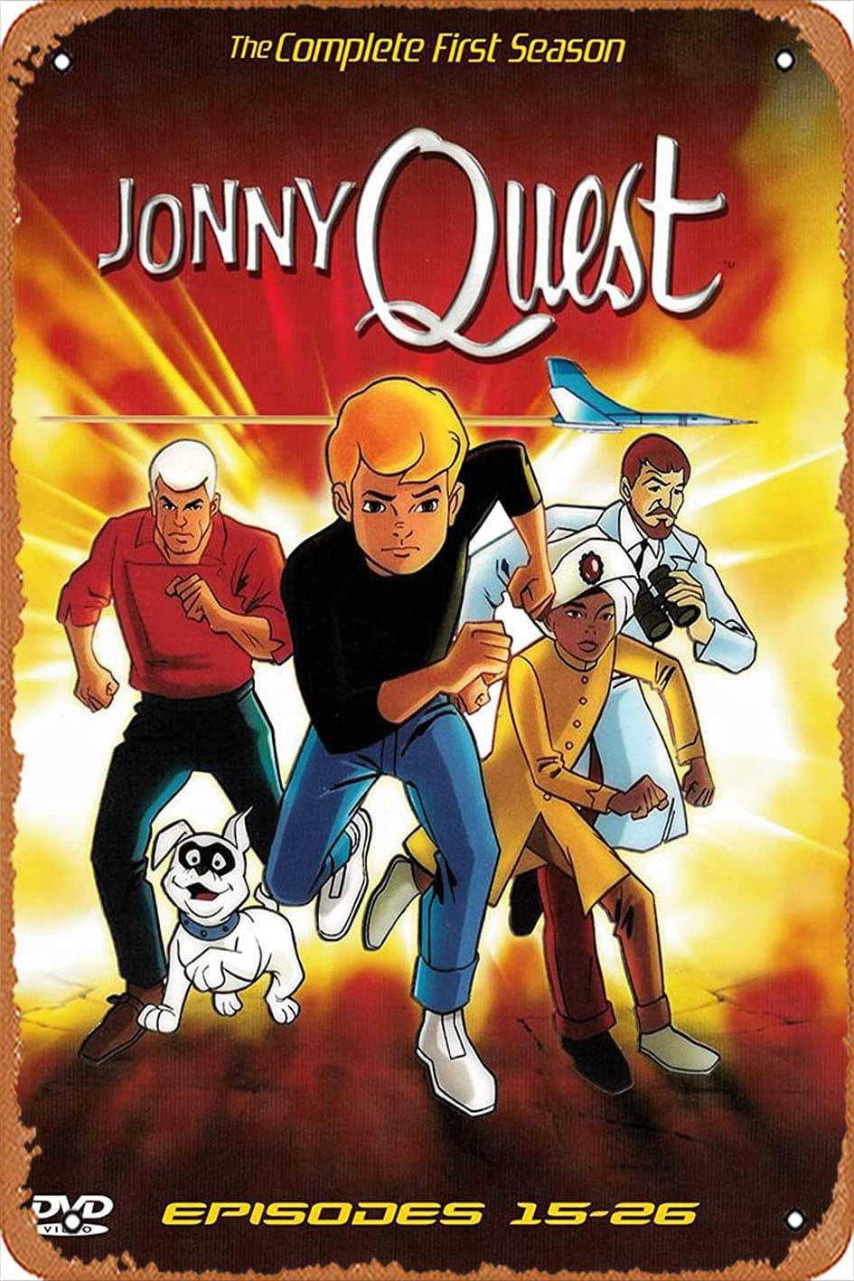 Office Quest - Jonny Quest (TV-serie 1964-1965) Metalen bord