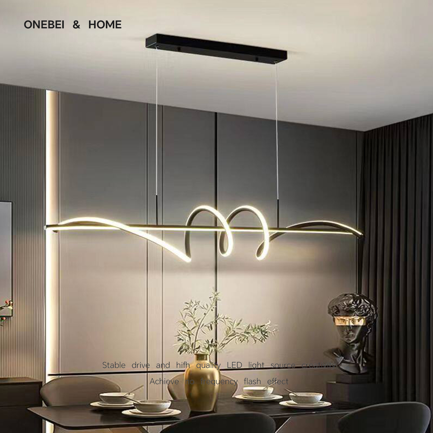 Office Technician - Moderne LED-roterende hanglamp - verstelbare dimbare