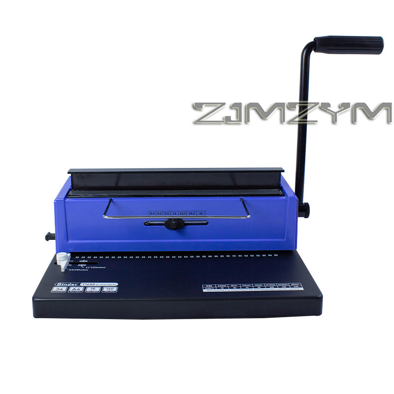 Binding Machine Comb - Vierkante/ronde gaten 34-gaats ijzeren ringbindmachine voor