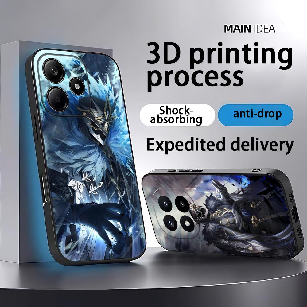 Receipt Printer Thermal - Genshin Impact Capitano Telefoon Case Voor