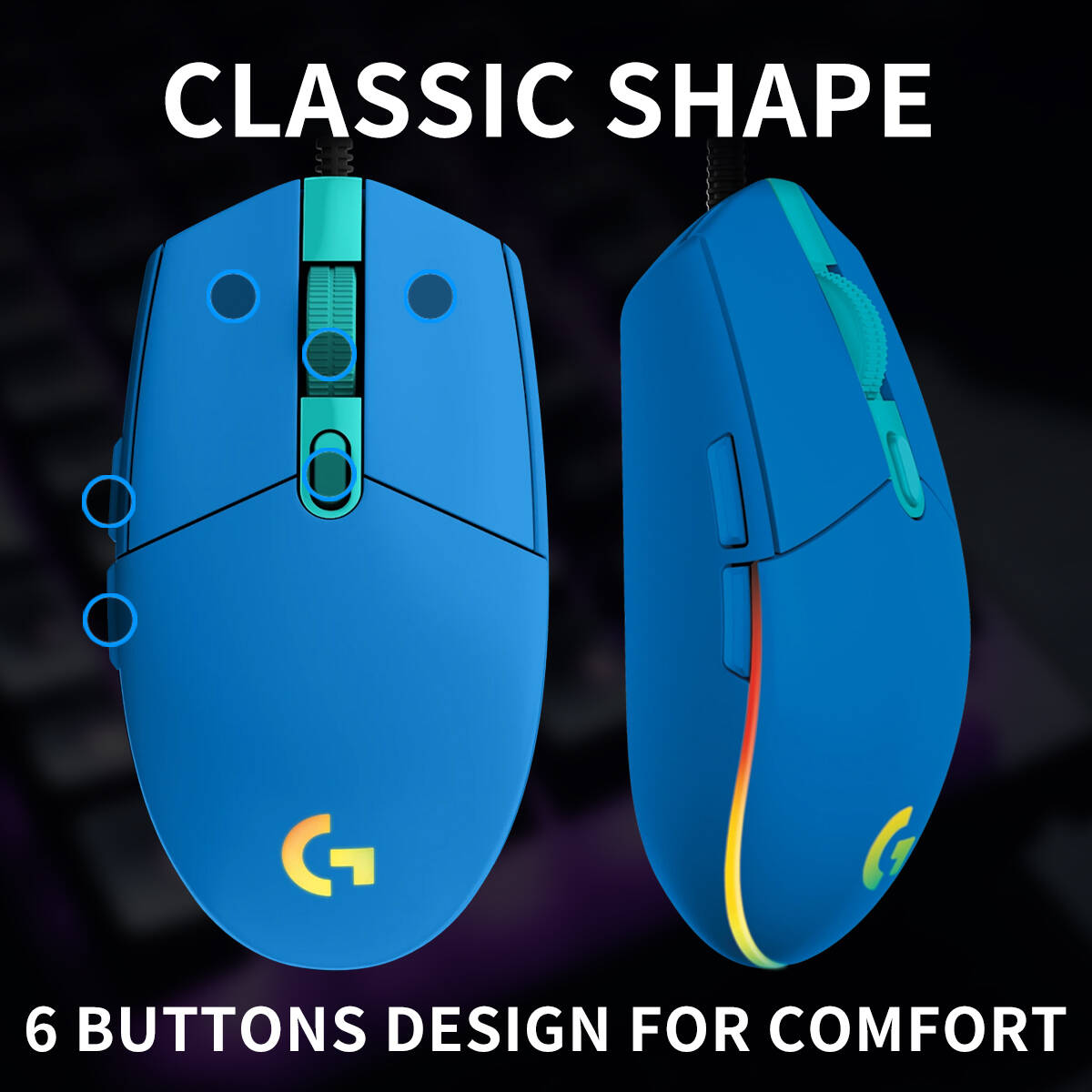 Logitech G203 Bedrade Gaming M - Logitech Mouse G203 recensie en prijs