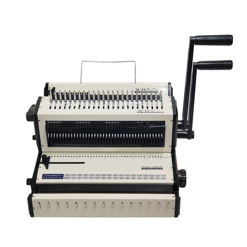 3-in-1 bindmachine voor Wire-O - Binding Machine Comb recensie en prijs