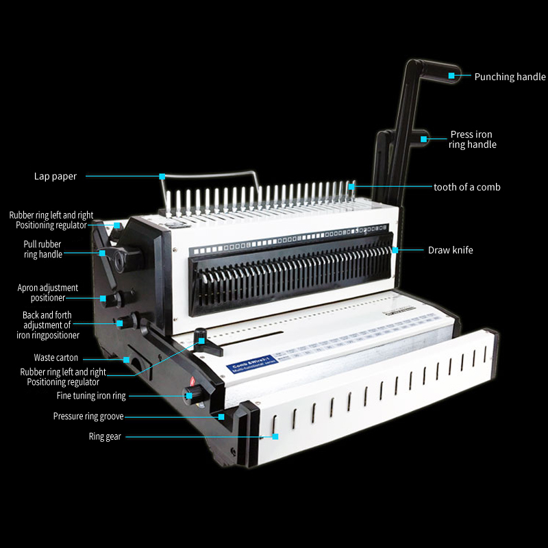 3-in-1 bindmachine voor Wire-O - Binding Machine Comb recensie en prijs