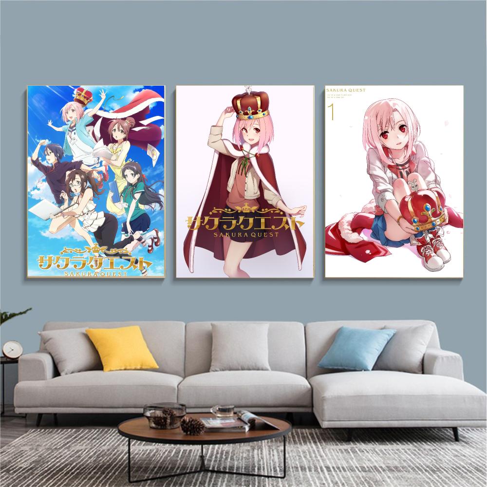 Anime S-Sakura Quest-T Poster  - Office Quest recensie en prijs