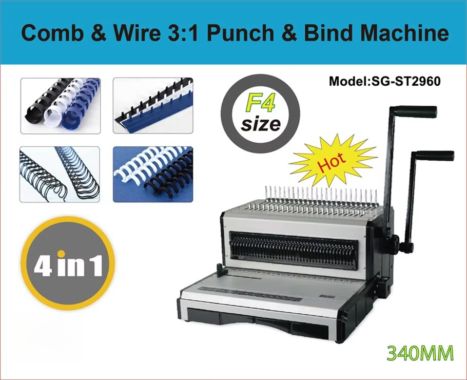 SG-ST2960 Comb- en draadbindma - Binding Machine Comb recensie en prijs