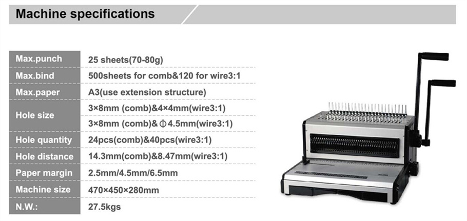 SG-ST2960 Comb- en draadbindma - Binding Machine Comb recensie en prijs