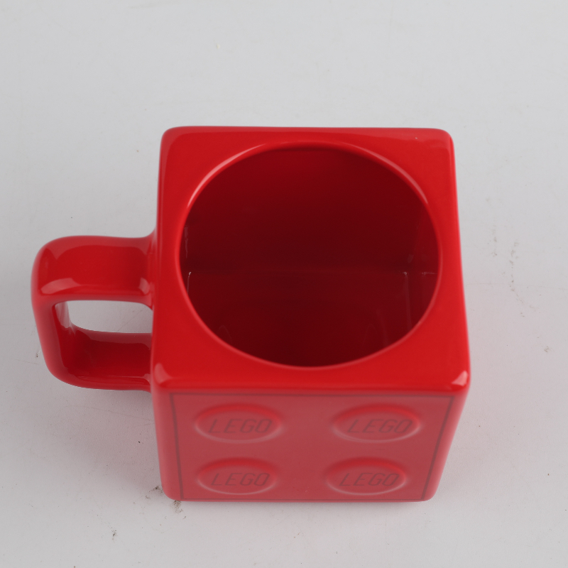 320ml Keramische Mok 2x2 Rode  - Office Technician recensie en prijs